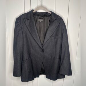 Zanella Charcoal Gray Blazer Excellent Condition